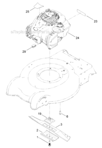Part Location Diagram of 125-2518 Lawn Boy Decal-Engine